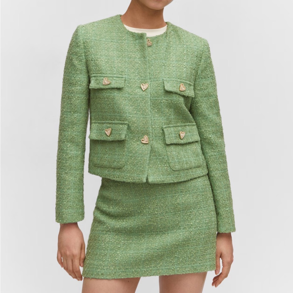 Tweed miniskirt